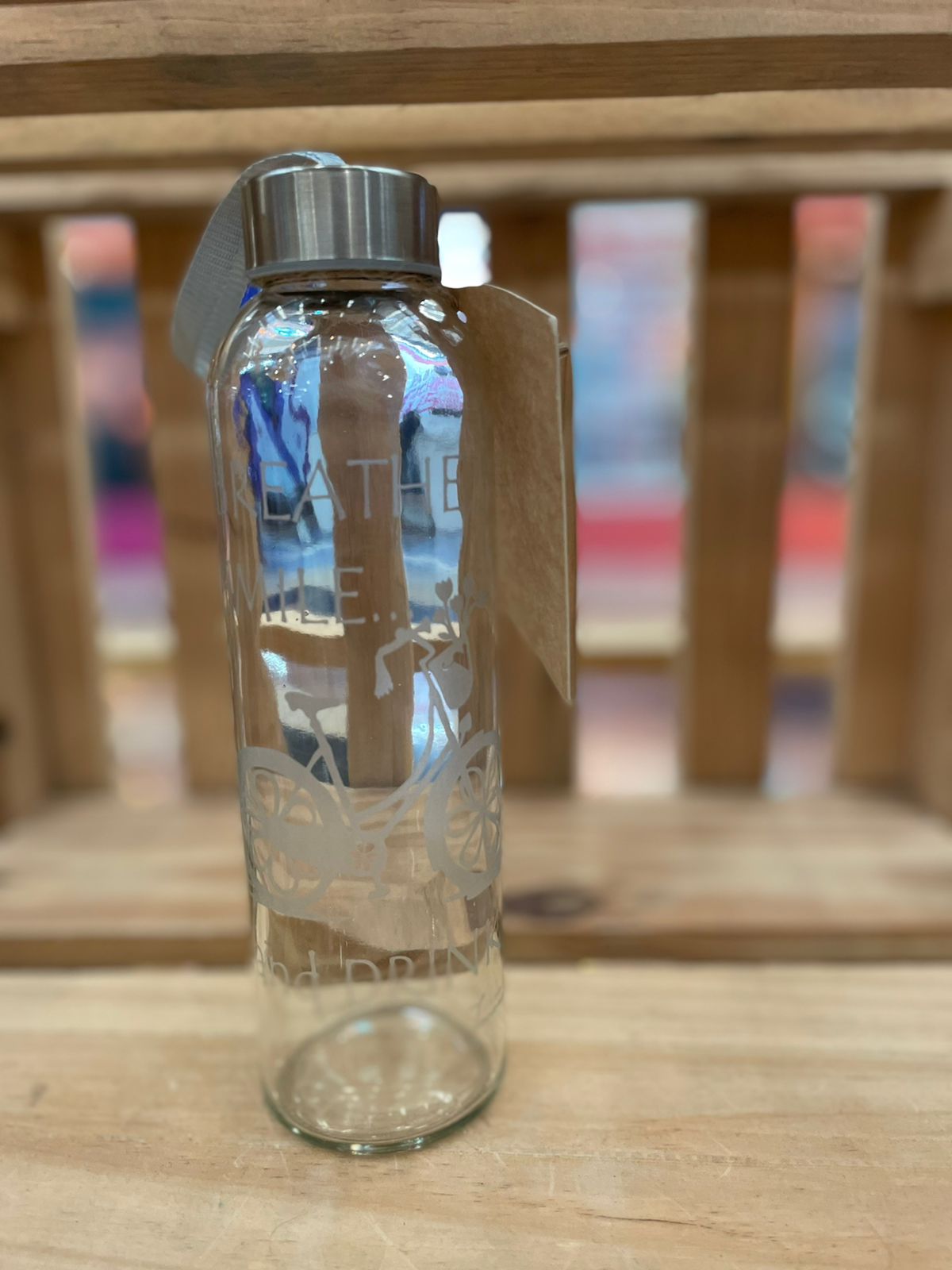 Botella de vidrio – Jacaranda – Tienda sin plástico – Colectivo ecológico